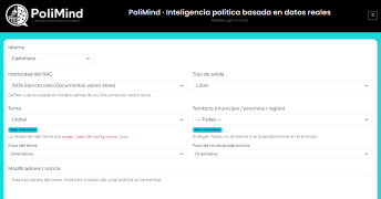 PoliMind — Asistente IA política